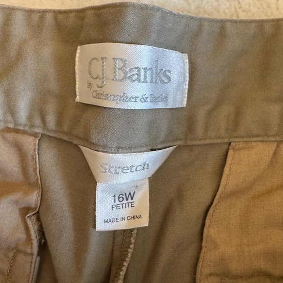 CJ Banks Women's Brown Chinos - Picture 4 of 4